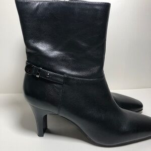 Bandolino Boots with 3 in heal, color black, size 8.5, NEW